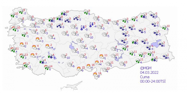 Yarınki hava durumu nasıl? Kar yağışı devam edecek mi? Hafta sonu hava nasıl olacak?